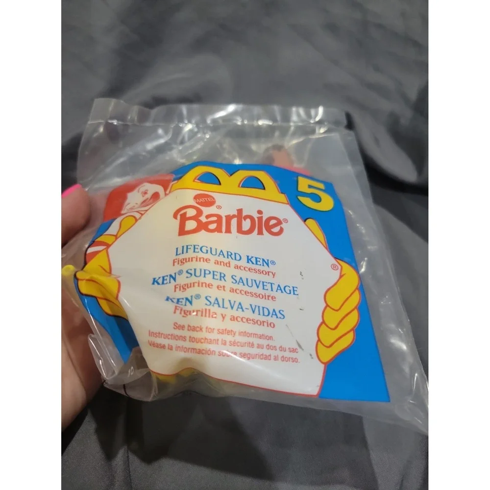 Vintage McDonald's Happy Meal Toys Barbie And Ken Life Guard 1994 Sealed